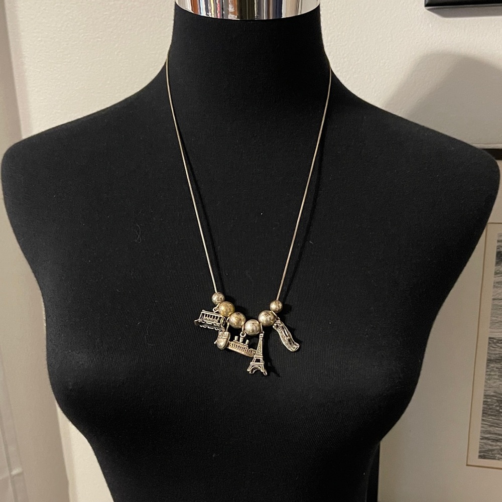 925 Silver Necklace with various Pendants